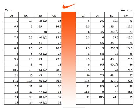 nike schoenmaat centimeters|nike shoes size chart.